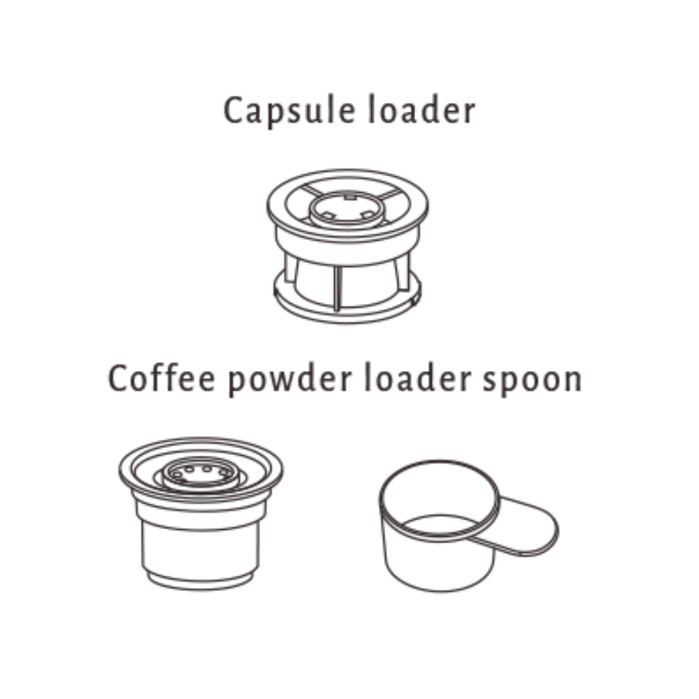 Step 2 of operating EighthBrew's Portable Coffee Machine